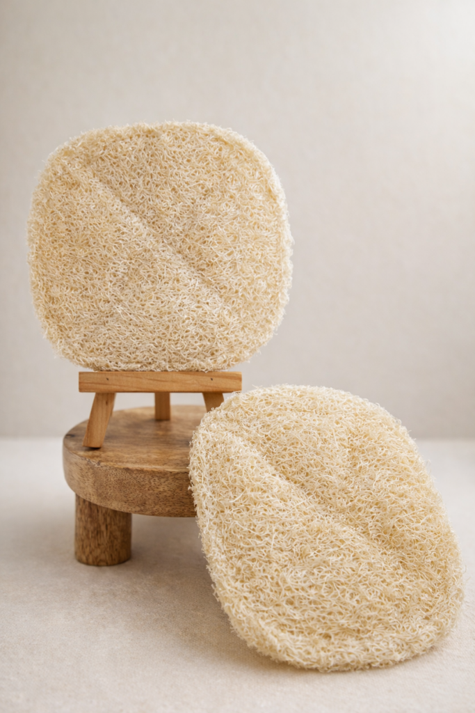 Porte-savon en Loofah